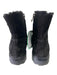 Vince Shoe Size 6 Black Suede Inner Side Zip Shearling Lugsole Boots Black / 6