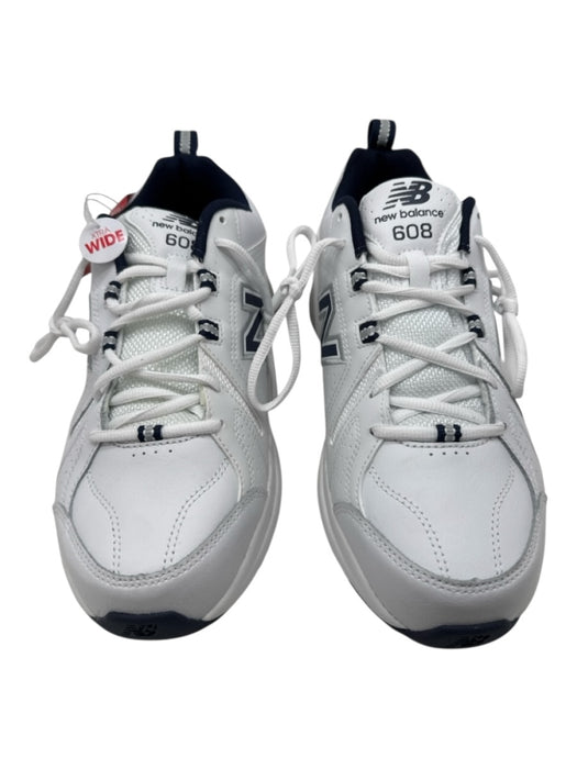 New Balance Shoe Size 9 NWT White & Blue Leather Solid Sneaker Men's Shoes White & Blue / 9