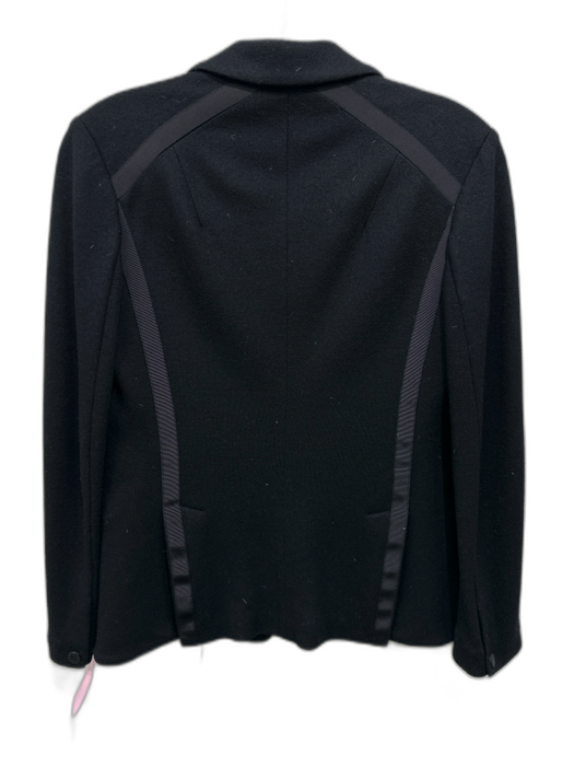 Rag & Bone Size 00 Black Wool Long Sleeve One Button Collar Blazer Jacket Black / 00