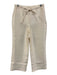 Reformation Size XS Cream White Polyester Drawstring Waist Wide Leg Pants Cream White / XS