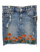 Mother Superior Size 25 Medium light wash Cotton Blend Denim Skirt Medium light wash / 25