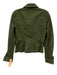 Veronica Beard Jeans Size XS Green Cotton Denim Button Front Collared Jacket Green / XS