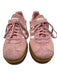 Adidas Shoe Size 6.5 Pink & White Leather Upper Suede Low Platform Sneakers Pink & White / 6.5