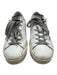 Golden Goose Shoe Size 37 White & Silver Leather Upper Metallic Detail Sneakers White & Silver / 37