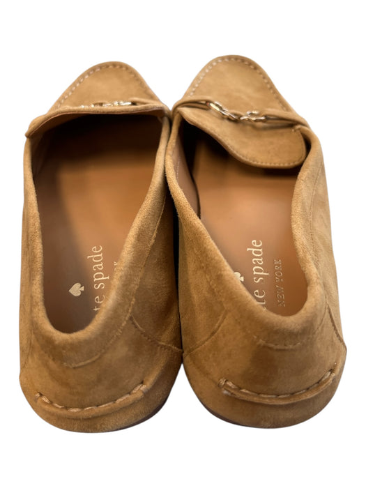 Kate Spade Shoe Size 7 Brown Suede Loafer Gold Hardware Horse Bit Flat Shoes Brown / 7