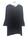 Pearl by Lela Rose Size 4 Black Polyester Blend Long Bell Sleeve Solid Dress Black / 4