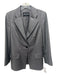 Giorgio Armani Size 38 Gray Wool & Cashmere Solid 1 Button Blazer Jacket Gray / 38
