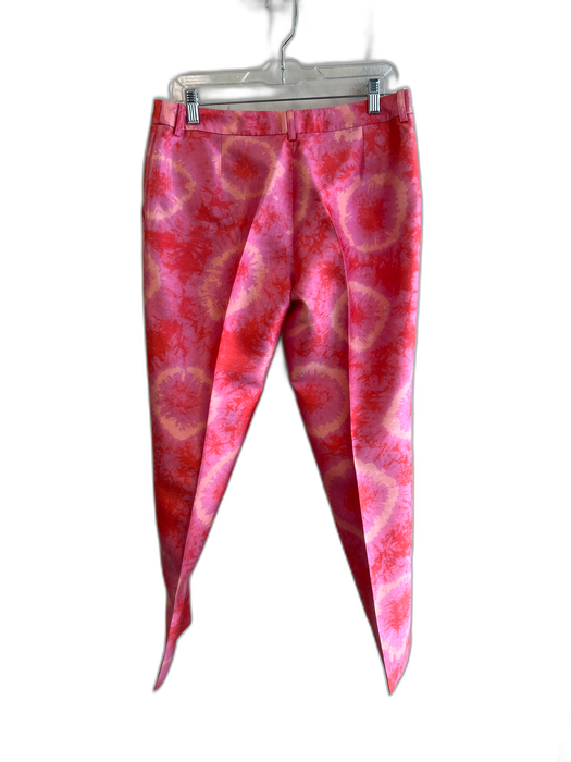 Michael Kors Size 6 Pink & Purple Wool Starburst Zip Fly Side Pocket Pants Pink & Purple / 6