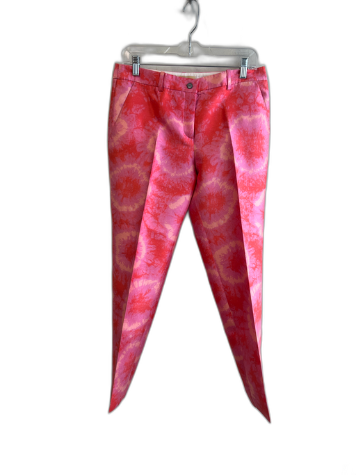 Michael Kors Size 6 Pink & Purple Wool Starburst Zip Fly Side Pocket Pants Pink & Purple / 6
