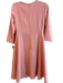 Mikael Aghal Size 4 Pink No Fabric Tag Round Neck Back Zip Lace Trim Dress Pink / 4