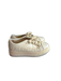 Valentino Shoe Size 6.5 Ivory Leather Round Toe lace up Low Top Platform Shoes Ivory / 6.5