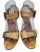 Manolo Blahnik Shoe Size 39.5 Beige Leather Buckle Sandals Beige / 39.5