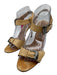 Manolo Blahnik Shoe Size 39.5 Beige Leather Buckle Sandals Beige / 39.5