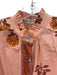 Alix of Bohemia Size XS Pink & Orange Cotton Floral 1/2 Sleeve Tie Waist Dress Pink & Orange / XS