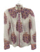 Alix of Bohemia Size XS White, Purple & Pink Cotton Floral Long Sleeve Top White, Purple & Pink / XS