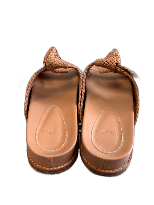 Alexandre Birman Shoe Size 36.5 Light Brown Leather Knot Detail 2 Strap Shoes Light Brown / 36.5
