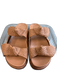 Alexandre Birman Shoe Size 36.5 Light Brown Leather Knot Detail 2 Strap Shoes Light Brown / 36.5