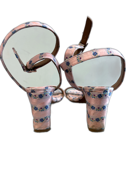Tabitha Simmons Shoe Size 37 Pink & blue Open Toe Block Heel Ankle Buckle Shoes Pink & blue / 37