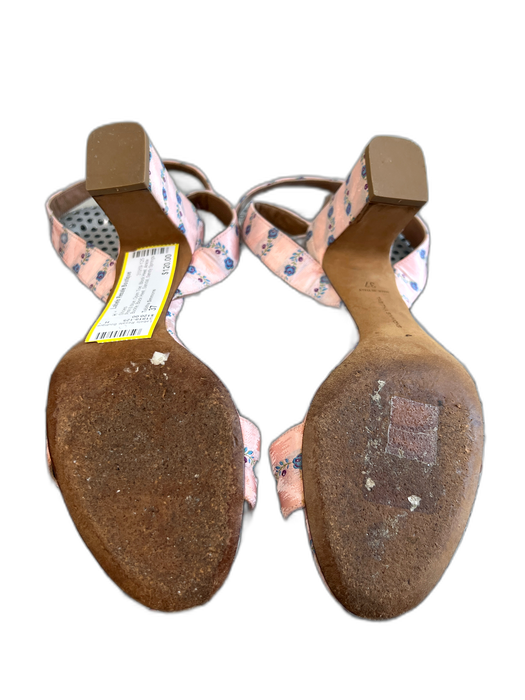 Tabitha Simmons Shoe Size 37 Pink & blue Open Toe Block Heel Ankle Buckle Shoes Pink & blue / 37