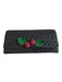 Miu Miu Black & Red Leather Square Quilted cherry detail Cross Body & wallet Bag Black & Red / S