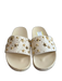 Tory Burch Shoe Size 6 Vanilla Leather Gold hardware Open Toe & Heel Stars Shoes Vanilla / 6