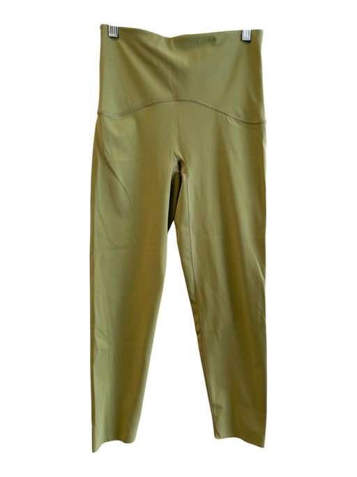 Spanx Size M Green No Fabric Tag High Waist solid color Elastic Waist Leggings Green / M