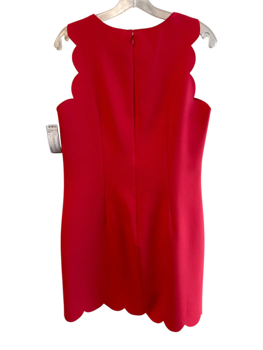 J. Crew Size 6 Red Polyester Blend Sleeveless Ankle Length Scallop Hem Dress Red / 6