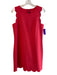 J. Crew Size 6 Red Polyester Blend Sleeveless Ankle Length Scallop Hem Dress Red / 6