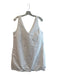 Rebecca Minkoff Size M White Cotton V Neck & Back Knee Length Sleeveless Dress White / M