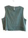 Julia Armory Size XL Green & White Cotton Sleeveless Embroidered Skirt Set Green & White / XL