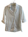 Ann Mashburn Size L White 100% Cotton Collared Above Knee 1/2 sleeve Tunic White / L