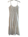 Veronica Beard Size L White Cotton Sleeveless Maxi Side Zip Dress White / L