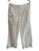 Veronica Beard Size 12 White Cotton Eyelet High Rise Sleeveless Zip Up Pants Set White / 12