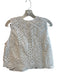 Veronica Beard Size 12 White Cotton Eyelet High Rise Sleeveless Zip Up Pants Set White / 12