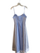 Simkhai Size 4 Blue & White Cotton Adjustable Spaghetti Straps Striped Dress Blue & White / 4