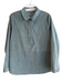 COS Size 12 Green Cotton Corduroy Collared 1/4 Button Top Green / 12