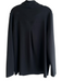 Spanx Size 1X Black Modal Blend High Neck Drawstring Long Sleeve Sweatshirt Top Black / 1X