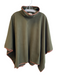 Tuckernuck Size One Size Green & Brown Polyester Blend Faux Leather Trim Jacket Green & Brown / One Size