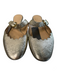 Chloe Shoe Size 37 Gold Leather Metallic Open Back Almond Toe Flat Shoes Gold / 37