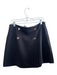 Hyacinth House Size L Black Polyester Blend Side Zip Button Detail Skirt Black / L
