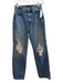 Khaite Size 26 Medium Wash Cotton High Rise Distressed 5 Pocket Skinny Jeans Medium Wash / 26