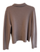 Jenni Kayne Size L Taupe Cashmere Collared Button Down Long Sleeve Sweater Taupe / L