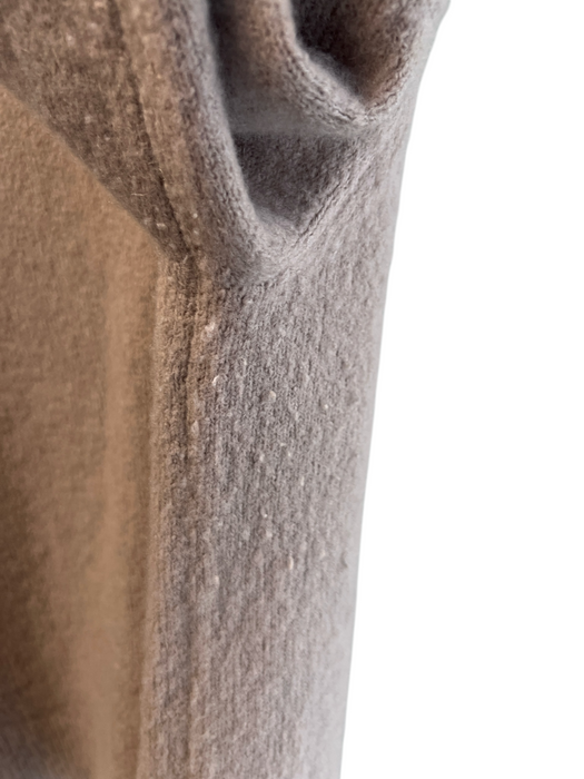 Jenni Kayne Size L Taupe Cashmere Collared Button Down Long Sleeve Sweater Taupe / L