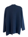 Jenni Kayne Size M Navy Merino Wool Blend Long Sleeve Open Front Pockets Sweater Navy / M