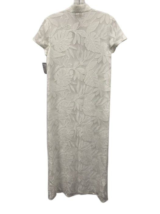 STS Sail to Sable Size XXS White Polyester Cap Sleeve Floral Lace Overlay Dress White / XXS