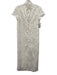STS Sail to Sable Size XXS White Polyester Cap Sleeve Floral Lace Overlay Dress White / XXS
