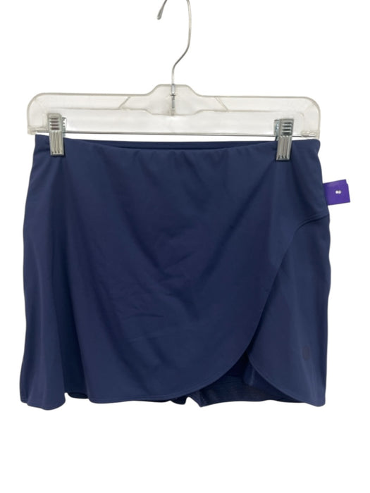 Lululemon Size 6 Dark Blue Nylon & Elastane Elastic Waist Slit Detail Skort Dark Blue / 6