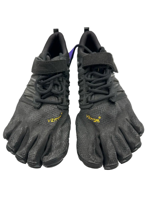 Vibram Shoe Size 9.5 Black Synthetic Solid Toe Detail Men's Shoes