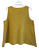 Ann Mashburn Size XL Yellow No Fabric Tag Pattern Sleeveless Round Neck Top Yellow / XL