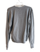 Ann Mashburn Size XL Gray Cotton Blend Long Sleeve Crew Neck Solid Color Top Gray / XL